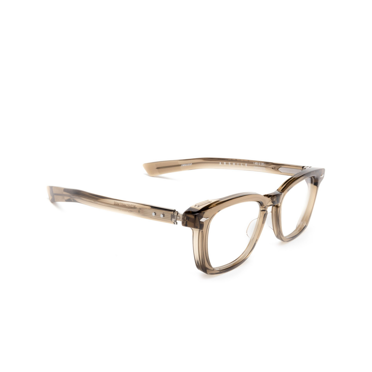 Jacques Marie Mage® Square Eyeglasses: Arshile color Taupe - three-quarters view