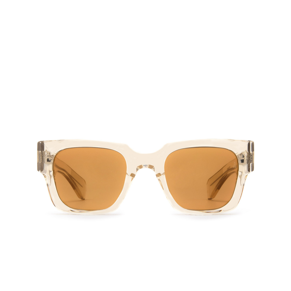 Jacques Marie Mage® Square Sunglasses: Enzo color Beige - front view