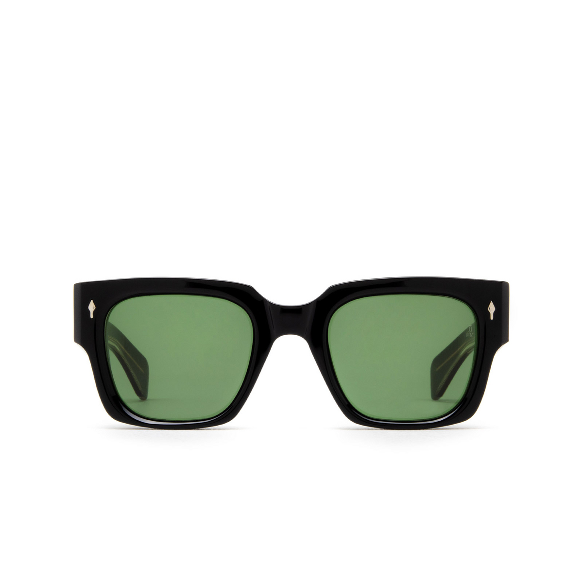 Jacques Marie Mage® Square Sunglasses: Enzo color Nero - front view
