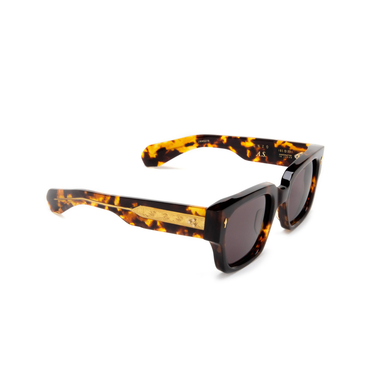 Jacques Marie Mage® Square Sunglasses: Enzo color Santos - three-quarters view