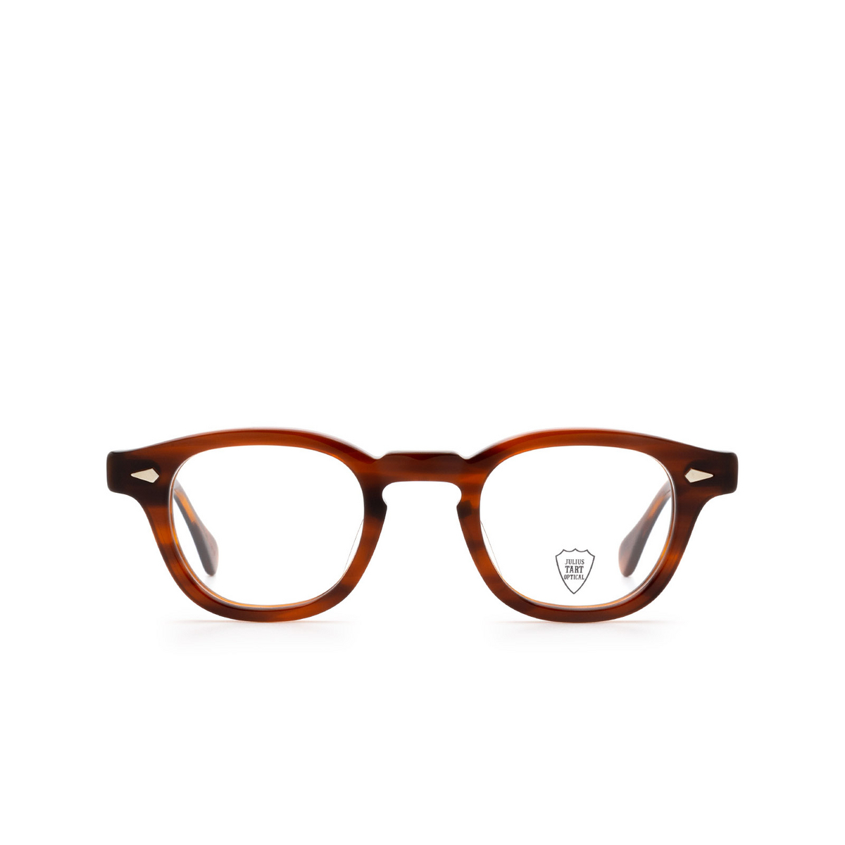 Julius Tart AR Eyeglasses AMBER - front view