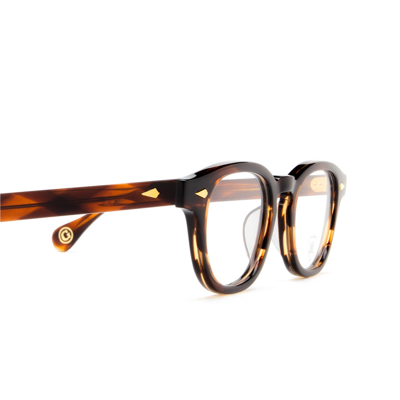 Julius Tart AR Eyeglasses DEMI AMBER (GOLD) - 3/4