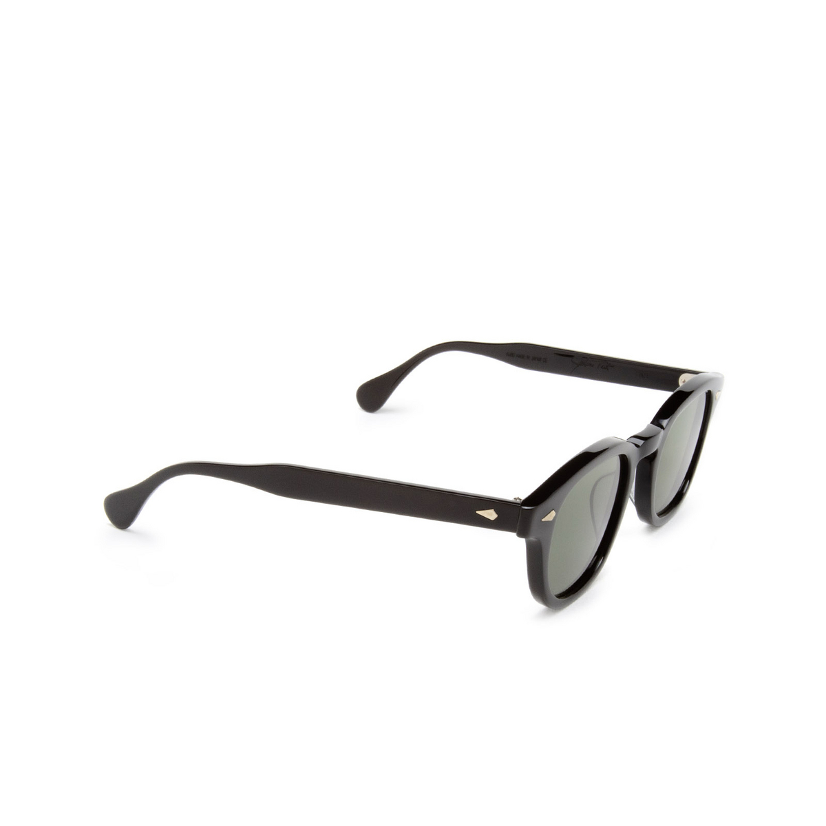 Julius Tart Optical AR Sunglasses BLACK/GREEN - three-quarters view