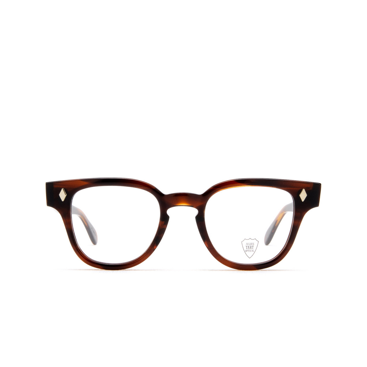 Julius Tart BRYAN Eyeglasses DEMI AMBER - front view