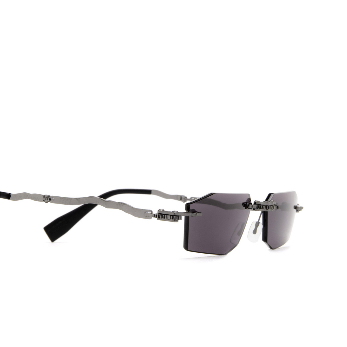 Kuboraum® Irregular Sunglasses: H40 color Bb Black - product thumbnail 3/5