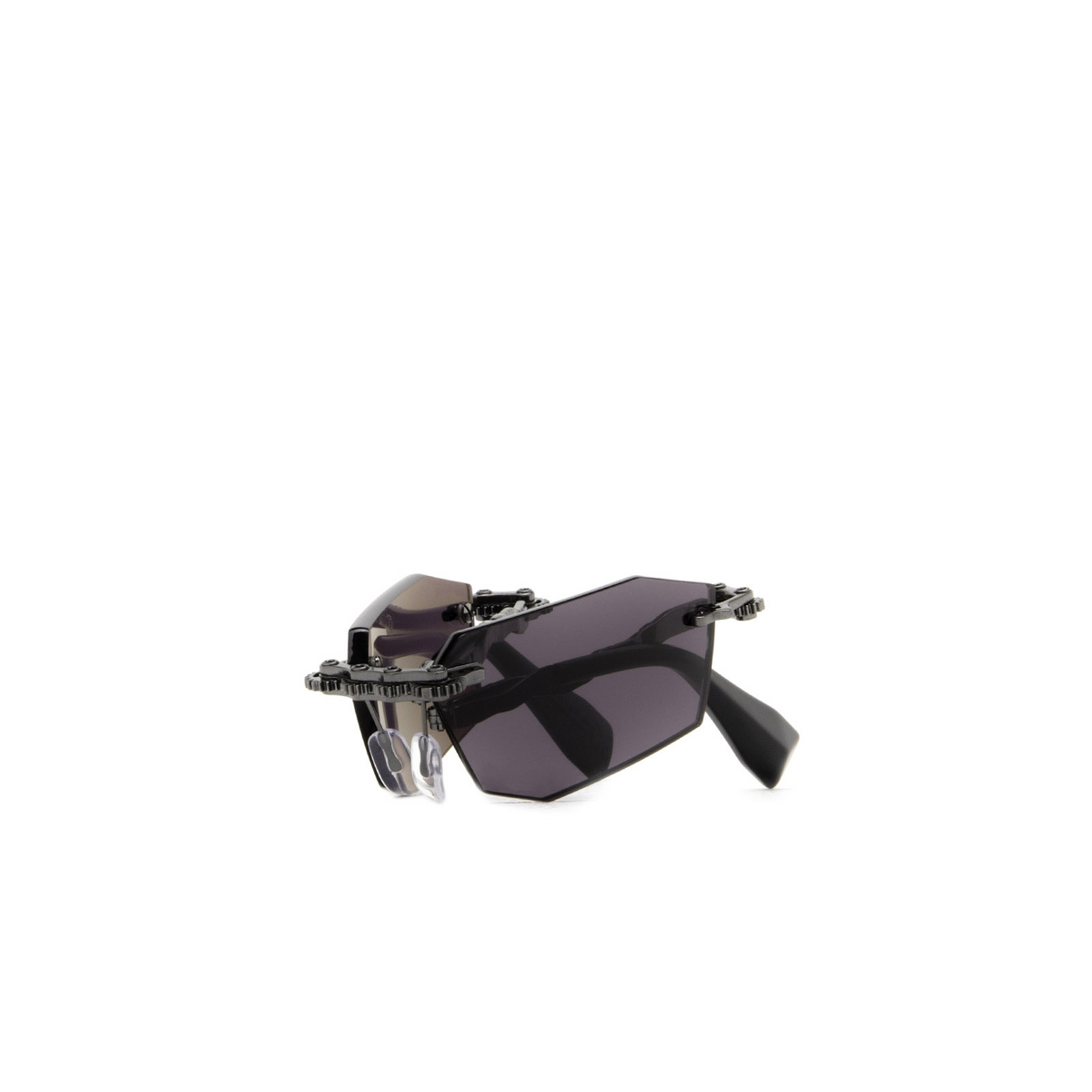 Kuboraum® Irregular Sunglasses: H40 color Bb Black - product thumbnail 4/5