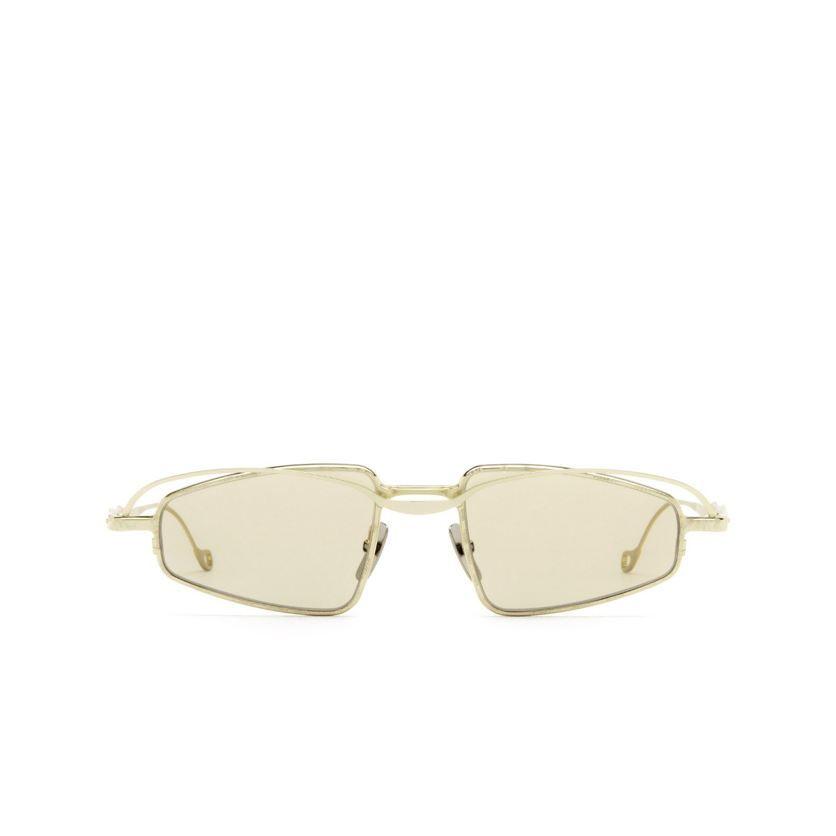 Kuboraum® Irregular Sunglasses: H73 color Gold Gg - front view.