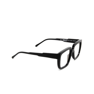 Kuboraum K3 Korrektionsbrillen bs nt black shine & handcraft finishing - Dreiviertelansicht