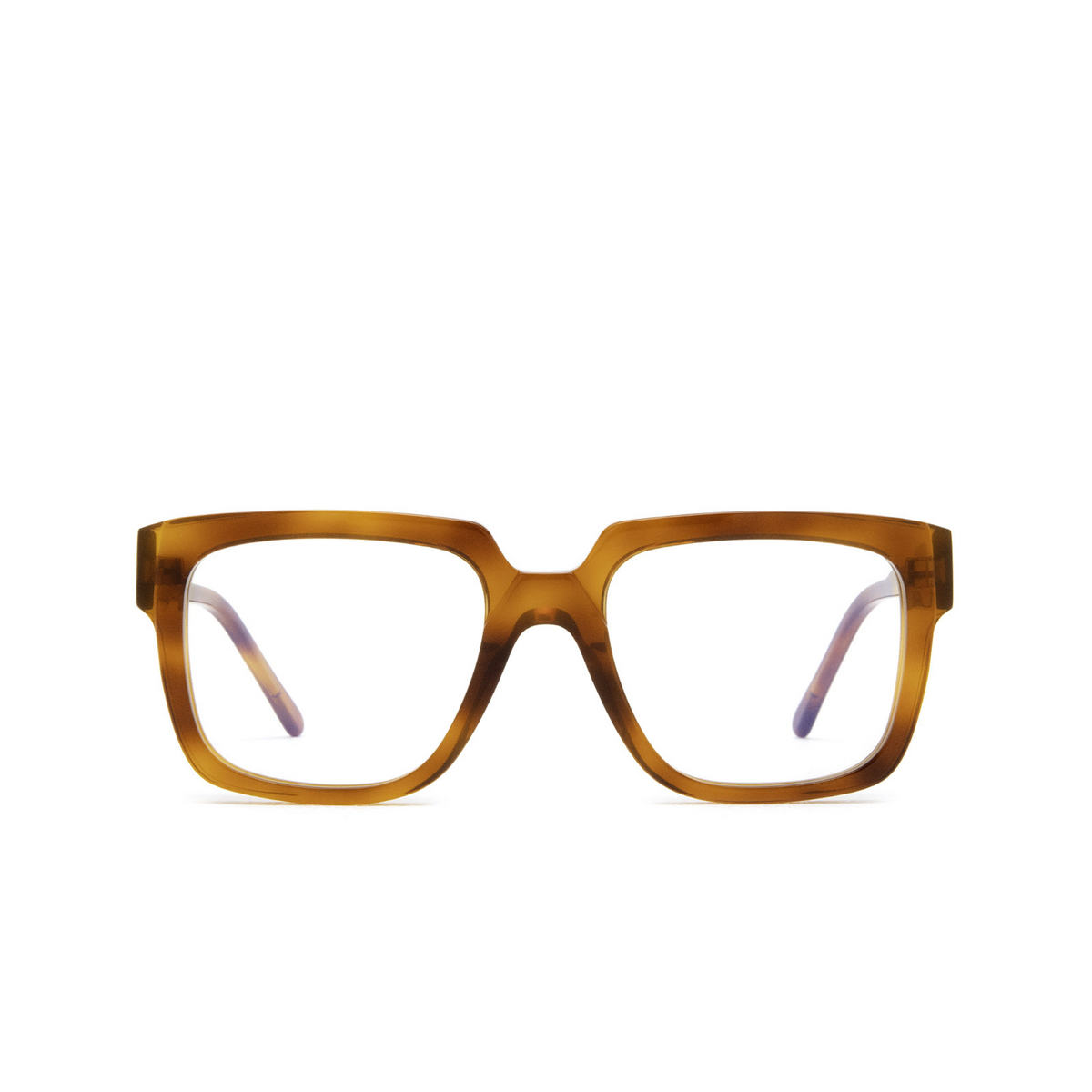 Kuboraum® Square Eyeglasses: K3 color Tr Light Tortoise - front view