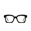 Kuboraum K5 Eyeglasses BM SO black matt with handcarved surface finishing - product thumbnail 1/4