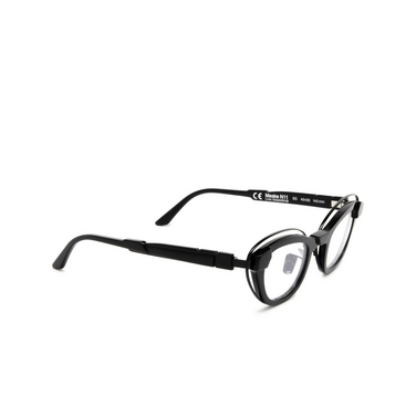 Kuboraum N11 Eyeglasses BS black shine - three-quarters view