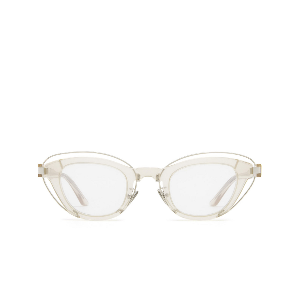 Kuboraum® Cat-eye Eyeglasses: N11 color Nude Nd - front view.