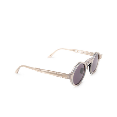 Kuboraum N3 Sunglasses PW grey pewter & black matt - three-quarters view
