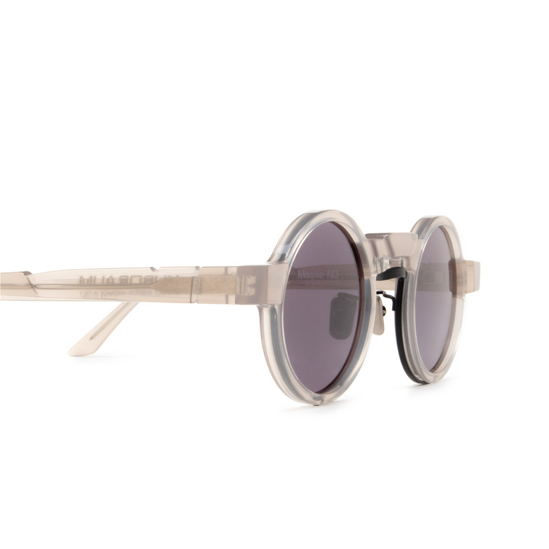 Kuboraum N3 Sunglasses PW grey pewter & black matt - 3/4