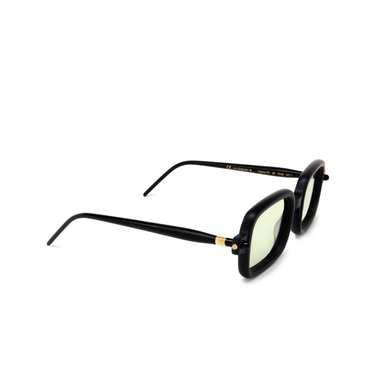 Kuboraum P2 Sunglasses bb black matte & black shine - three-quarters view