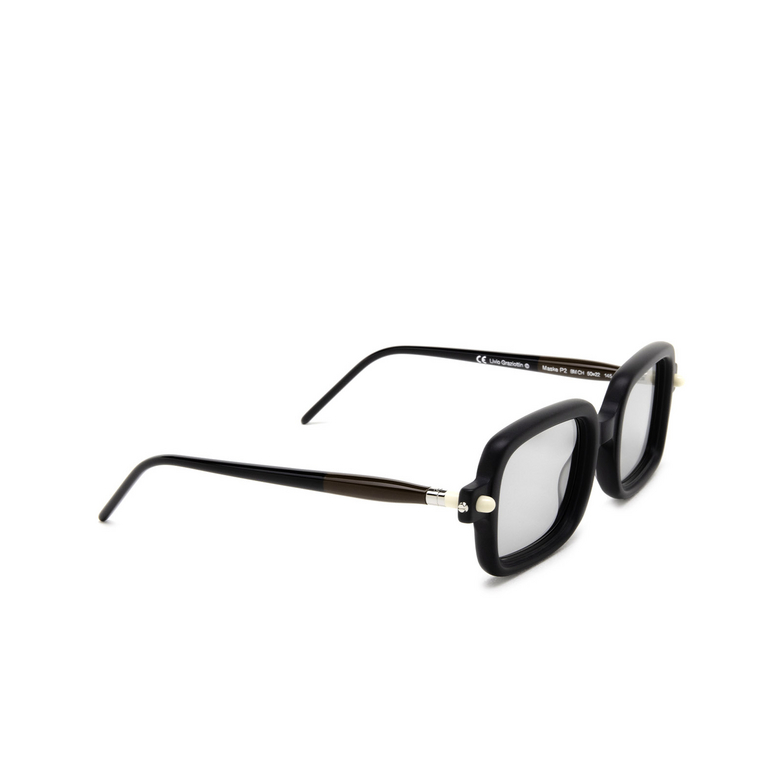 Kuboraum P2 Sunglasses BM CH black matt & brown black shine - 2/4