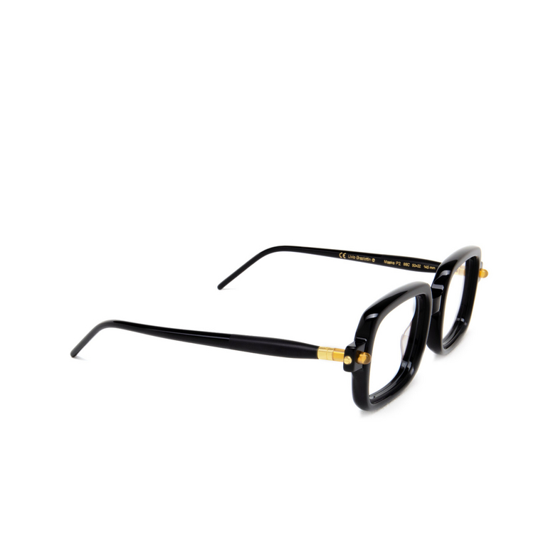 Kuboraum P2 Eyeglasses BSC black shine & black matte - 2/4