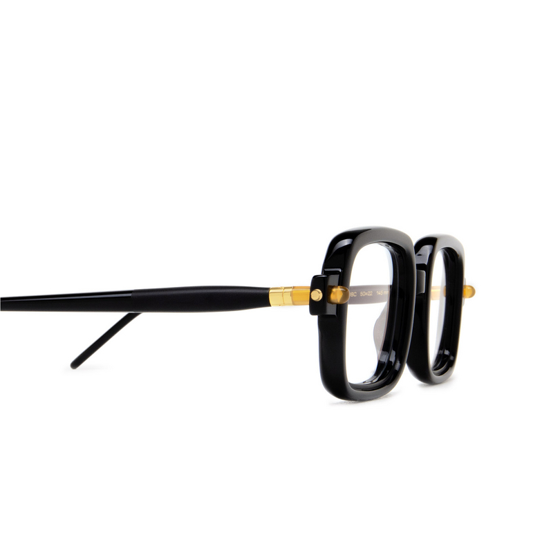 Kuboraum P2 Eyeglasses BSC black shine & black matte - 3/4