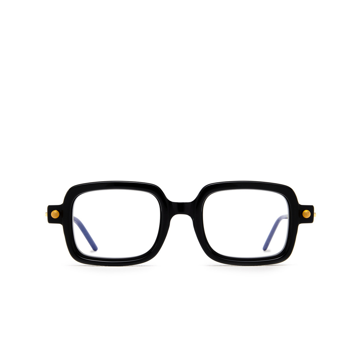 Kuboraum P2 Eyeglasses BSC Black Shine & Black Matte - front view
