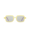 Kuboraum P2 Sunglasses YW pale yellow, blue & lilac - product thumbnail 1/4