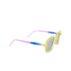 Kuboraum P2 Sunglasses YW pale yellow, blue & lilac - product thumbnail 2/4