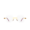 Gafas graduadas Kuboraum P53 GD BX gold, cream & bordeuax - Miniatura del producto 1/4