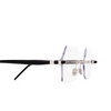 Kuboraum P53 Eyeglasses SI BB silver, black matte & black shine - product thumbnail 3/4