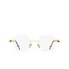 Gafas graduadas Kuboraum P54 GD DT gold & black shine dark tortoise - Miniatura del producto 1/4