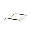 Kuboraum P54 Eyeglasses GD DT gold & black shine dark tortoise - product thumbnail 2/4