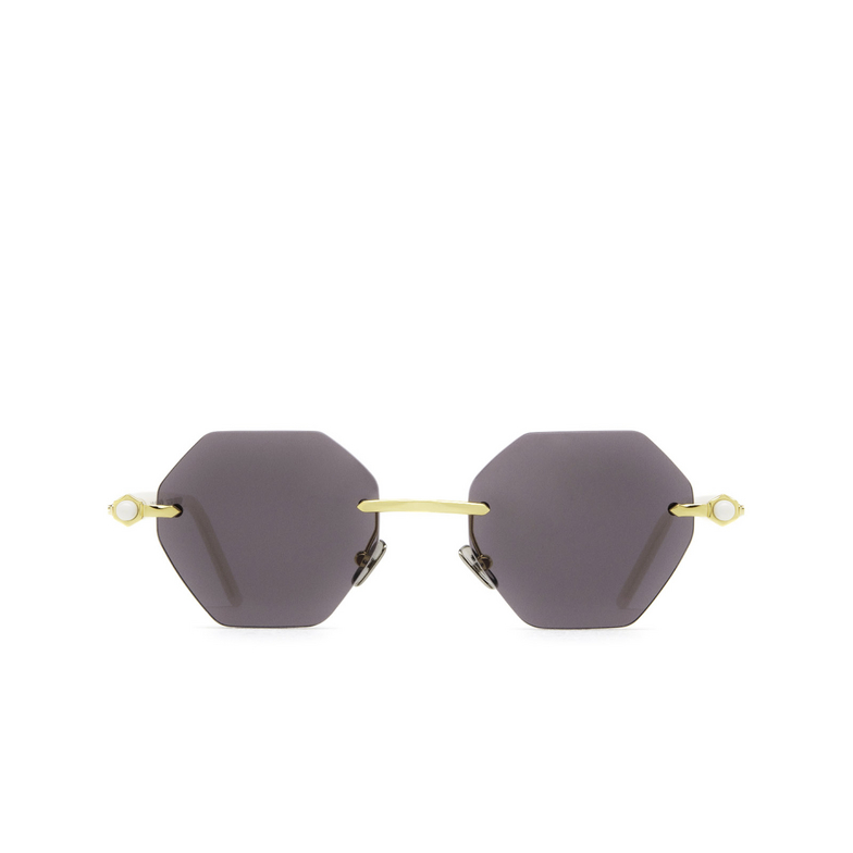 Kuboraum P54 Sunglasses GD WH gold & ivory cream - 1/4