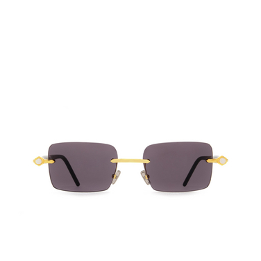 Kuboraum P56 Sunglasses GD BB gold, black shine & black matt - front view