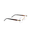 Kuboraum P56 Eyeglasses GD BS gold, tortoise & black shine - product thumbnail 2/4