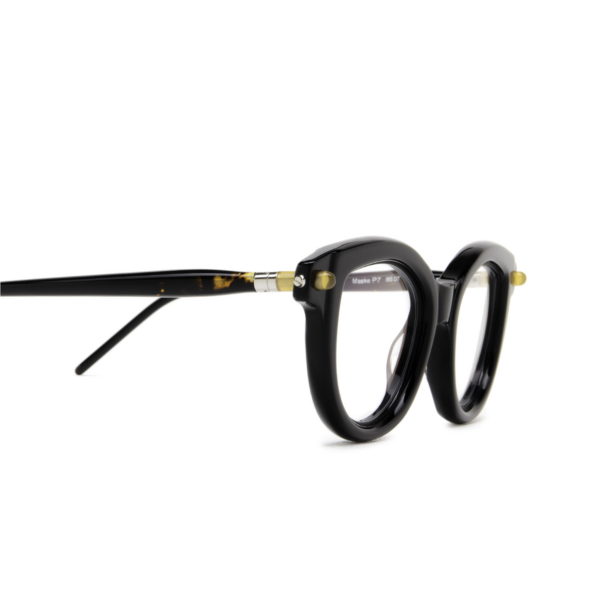 Kuboraum P7 Eyeglasses BS DT Black Shine & Dark Tortoise Black Shine - 3/4