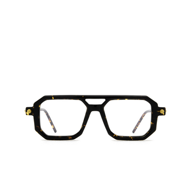 Kuboraum P8 Eyeglasses DT dark tortoise & black shine - front view