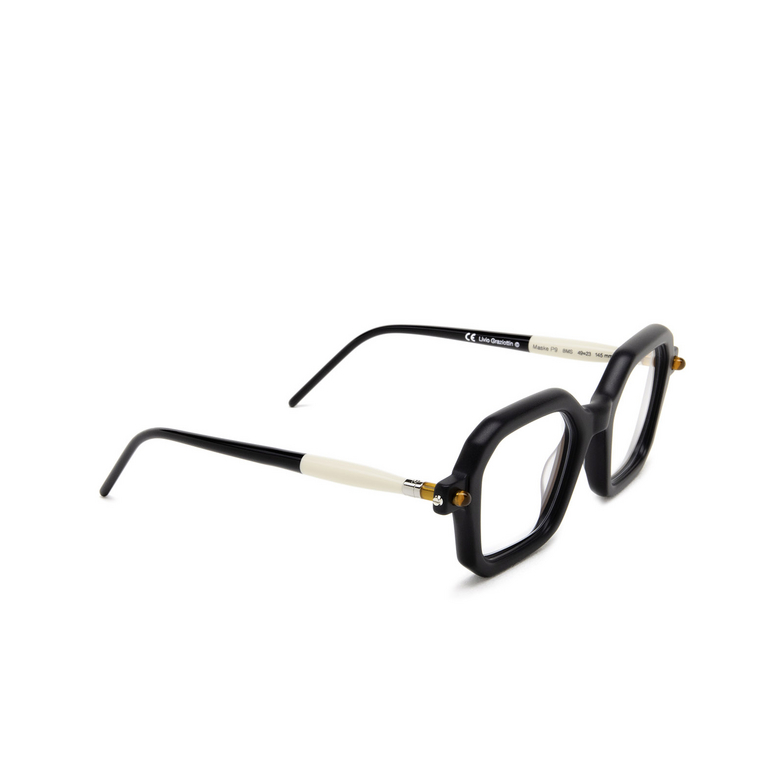 Kuboraum P9 Eyeglasses BMS black matt & cream black shine - 2/5