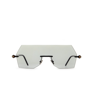 Kuboraum P90 Sunglasses bm gy black matt, light grey & black shine - front view