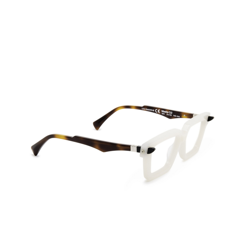 Kuboraum Q2 Eyeglasses WH white & tortoise - 2/4