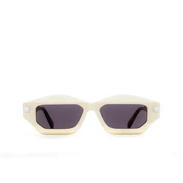 Kuboraum Q6 Sunglasses iy ivory & havana red - front view