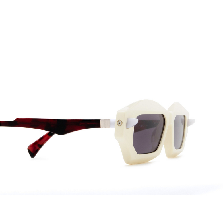 Kuboraum Q6 Sunglasses IY ivory & havana red - 3/4