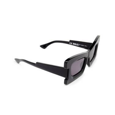 Kuboraum R2 Sunglasses BS black shine - three-quarters view