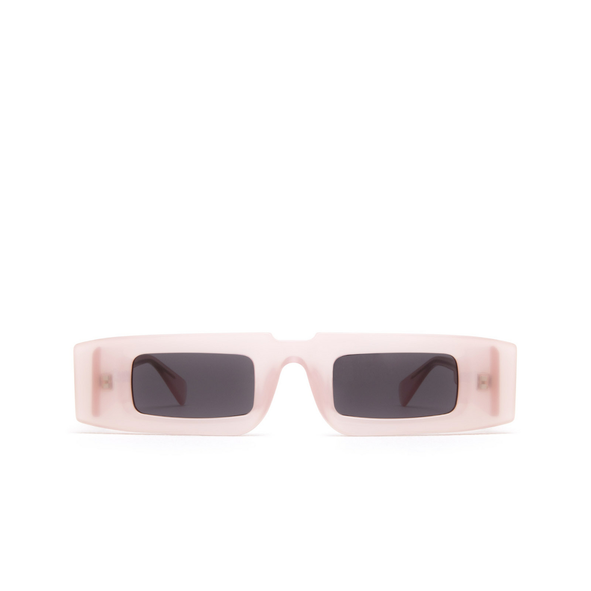 Kuboraum® Rectangle Sunglasses: X5 color Pink Lemonade Pkl - front view.