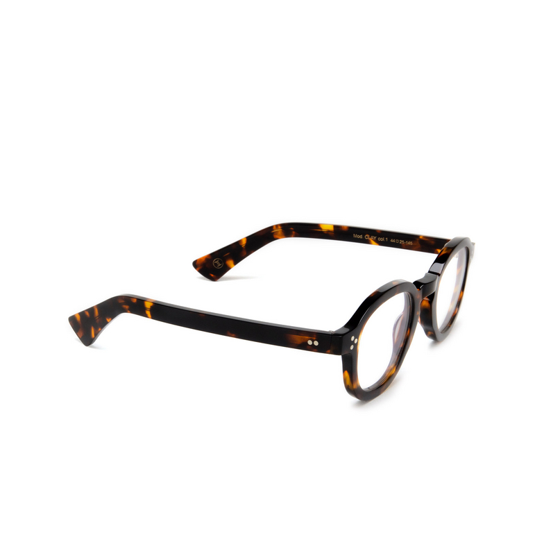 Lesca CLAY Eyeglasses 1 dark tortoise - 2/4