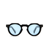 Lesca CROWN PANTO 8MM Sunglasses 18 / BLUE black / blue - product thumbnail 1/4