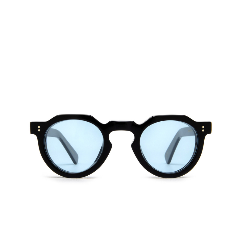 Lesca CROWN PANTO 8MM Sunglasses 18 / BLUE black / blue - 1/4