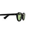 Lesca CROWN PANTO 8MM Sunglasses 18 / LIGHT GREEN black / light green - product thumbnail 3/4