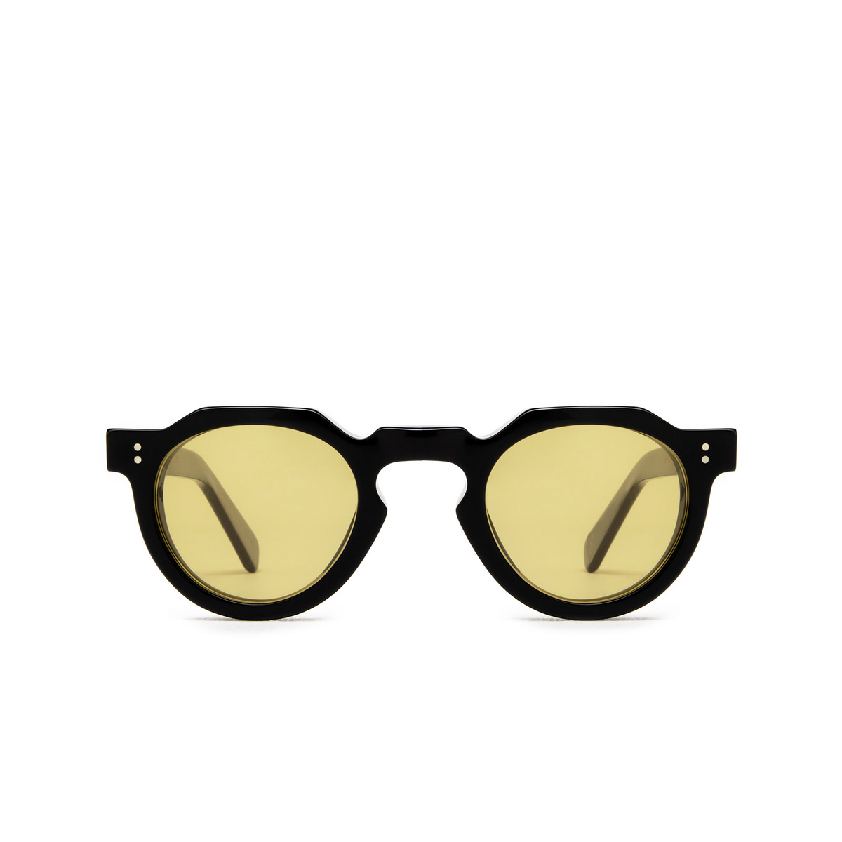Lesca CROWN PANTO 8MM Sunglasses 18 / YELLOW Black / Yellow - product thumbnail 1/4