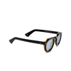 Lesca CROWN PANTO 8MM Sunglasses 20 black / honey - product thumbnail 2/4