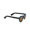 Lesca CROWN PANTO 8MM Sunglasses 22 jasper tortoise / blue - product thumbnail 2/4