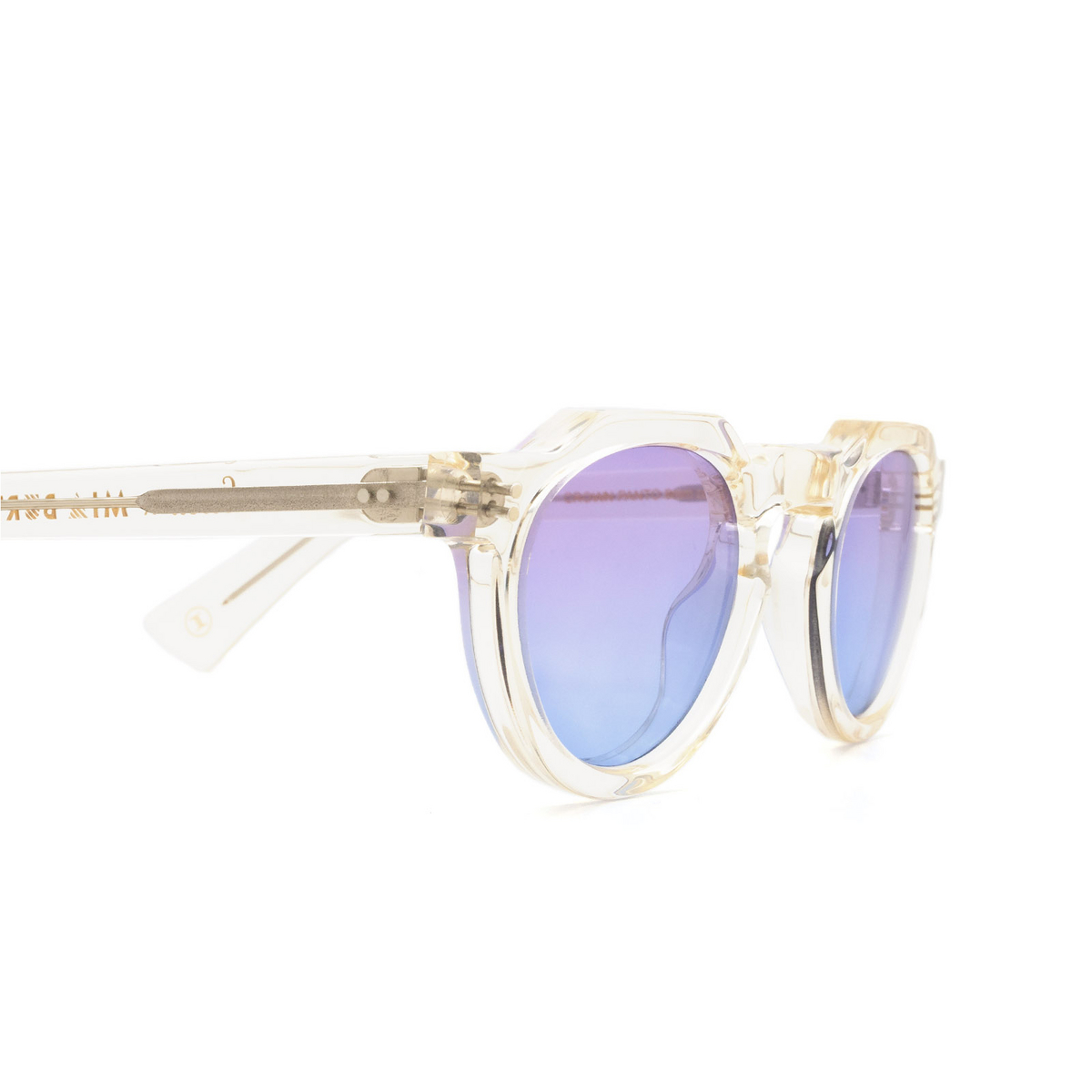 Lesca® Irregular Sunglasses: Crown Panto X Mia Burton color 21 - DAYDREAMER / NIGHT THINKER GRADIENT - 3/6
