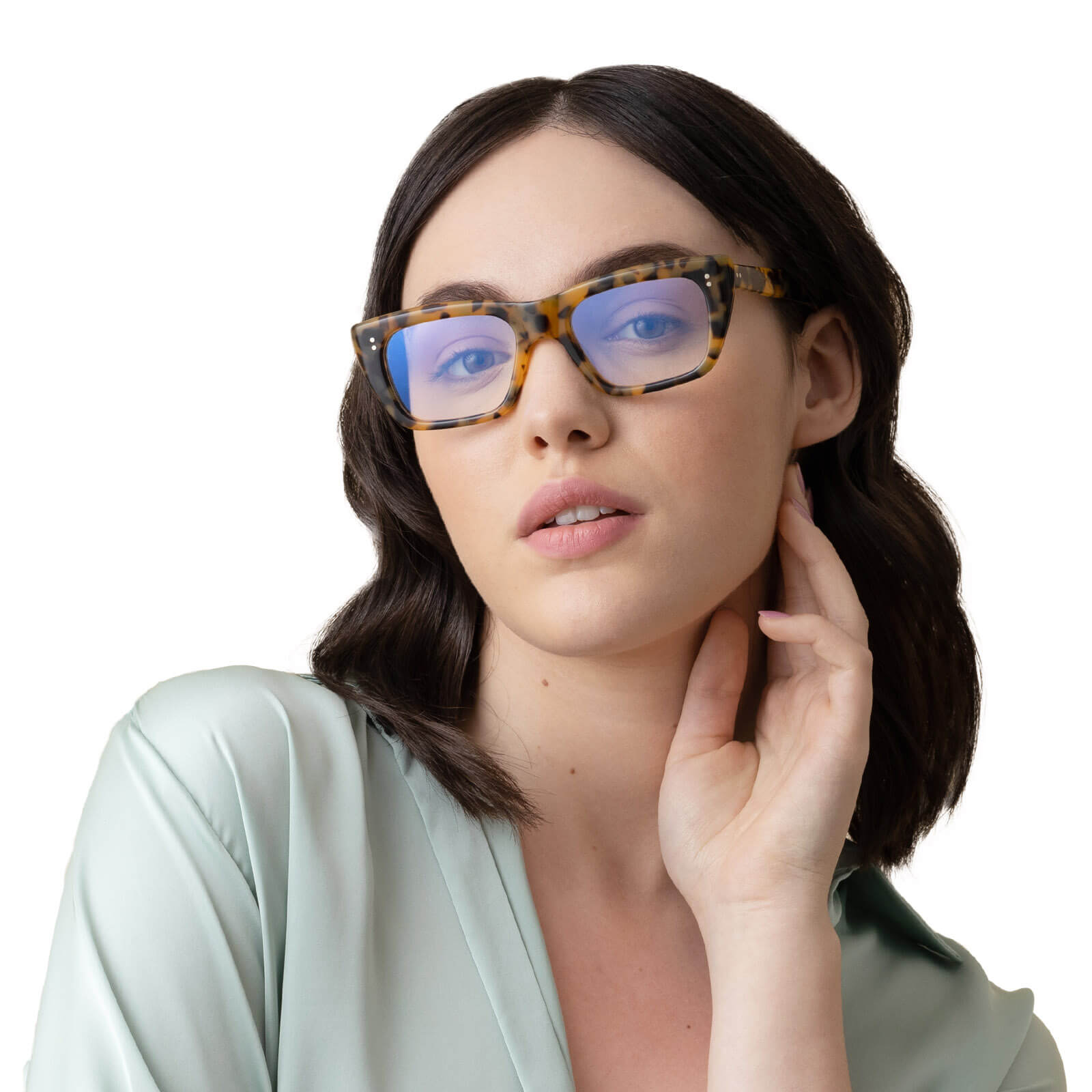 Lesca DOXA Eyeglasses 228 Marbled Scale 2 - product thumbnail 5/5